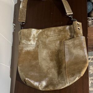 Rough & Tumble Lotus in Double Gilded Mink Hobo style.